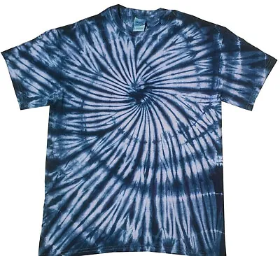Buy T Shirt Tie Dye, All Sizes,  Purple Fractal Spiral, Hand Crafted In The UK • 16.75£