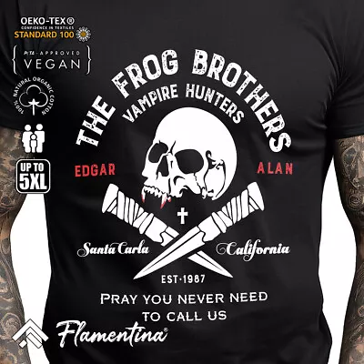 Buy Frog Brothers Mens T-Shirt Horror Santa Carla Lost Boys Zombie Vampire D261 • 12.49£