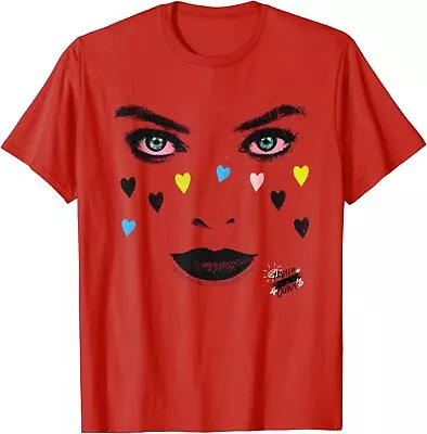 Buy Harley Quinn T Shirt Birds Of Prey Graphic Print Men's Tee Red • 21.99£