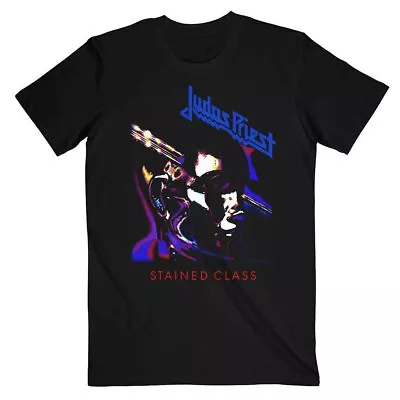 Buy Judas Priest Unisex T-Shirt: Stained Class Purple Mixer (Large) • 17.34£