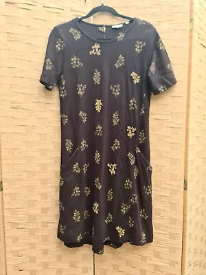 Buy Fat Face T-Shirt Dress Size 10 Pit To Pit 18  • 10£