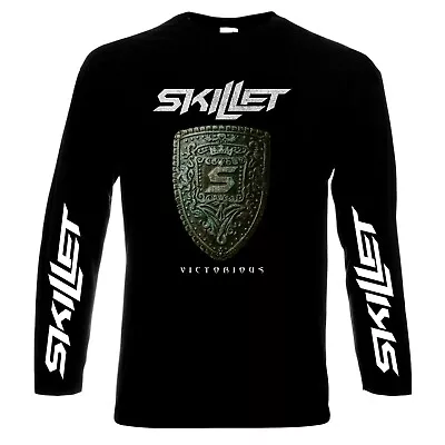Buy Skillet, Victorious, Men's Long Sleeve T-shirt,100% Cotton, S To 5XL • 38.52£