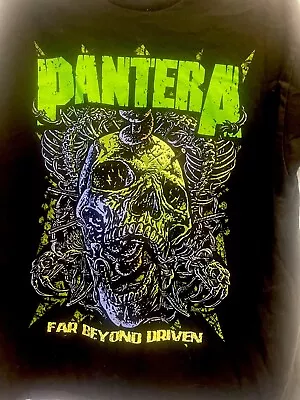 Buy 2022 Pantera Far Beyond Driven Dimebag Darrell Phil Anselmo Skull T Shirt XL • 7.39£