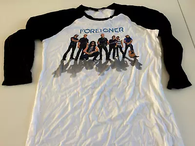 Buy FOREIGNER 2016 Tour 3/4 Length Sleeve TOP Small Mens New • 2.99£