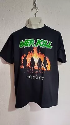 Buy Overkill Feel Fire T Shirt Slayer Megadeth Exodus Kreator Sodom Testament • 19.61£
