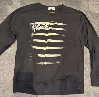 Buy My Chemical Romance Jumper Sweatshirt Gerard Way Emo Rock Band Merch Tee Size M • 18.95£