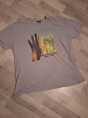 Buy Genesis Invisible Touch Tour 1987 T Shirt • 10£