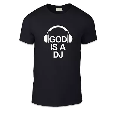 Buy God Is A DJ Unisex T Shirt - Fun Dance Music Rave Beats Clubbing • 12.45£