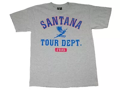 Buy Santana Music Vintage 2005 Band Rock Tour Dept Tee Shirt Gym Shirt Merch Rap 00s • 24.16£