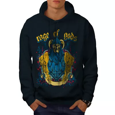 Buy Wellcoda Rage Of Gods Death Legend Mens Hoodie • 28.99£