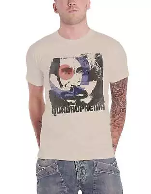 Buy The Who T Shirt Quadrennial Four Square Band Logo Official Mens Sand M • 16.95£