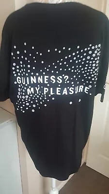 Buy Mens Starworld Tshirt With Guiness Design Black Size L • 3£