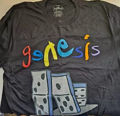 Buy Genesis The Last Domino Tour Offical T Shirt New Size Xl Grey With Motif & Dates • 17.97£