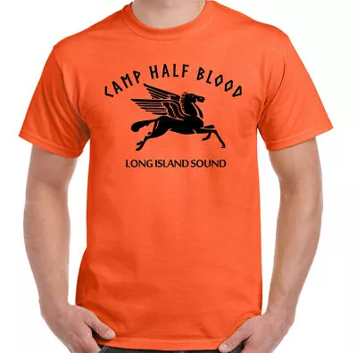 Buy Camp Half Blood T-Shirt Percy & The Lightning Thief Mens Funny Movie Film Fan • 6.99£