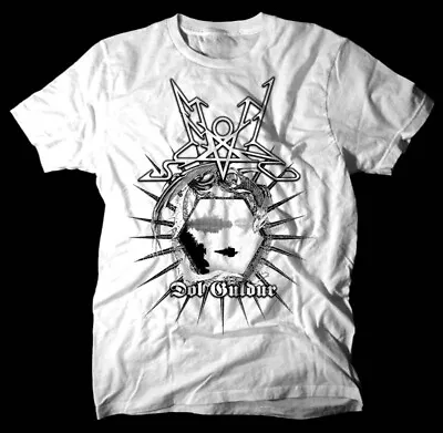 Buy Summoning Dol Guldur T Shirt WHITE Metal Band • 18.67£