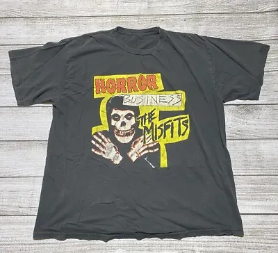 Buy VTG The Misfits Horror Business T-Shirt Black XL (clipped Tag) 00's Band • 65.34£