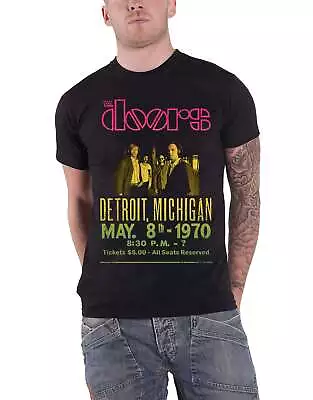 Buy The Doors T Shirt Gradient Show Poster Band Logo New Official Mens Black S • 16.95£