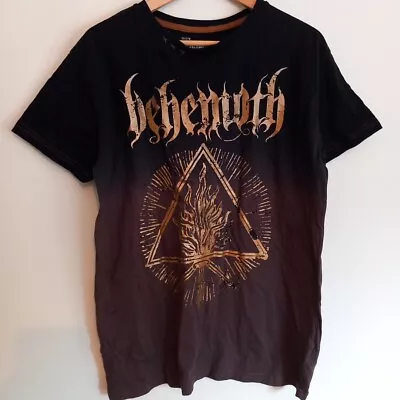 Buy Behemoth T Shirt Large Unisex Ombre Black And Brown Short Sleeve Crew Neck 2020 • 14.99£