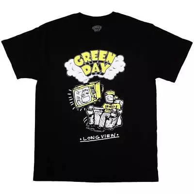 Buy Green Day - T-Shirts - XX-Large - Short Sleeves - Longview Doodle - N500z • 14.41£