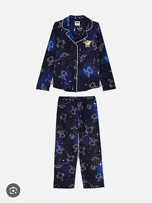 Buy Ladies Primark Star Wars Boyfriend Pyjamas Disney Navy Medium Brand New • 15£