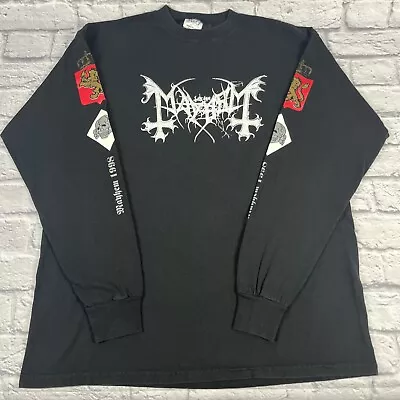 Buy Mayhem-Legion 1998 Vintage Long Sleeve Shirt Size XL • 394.89£