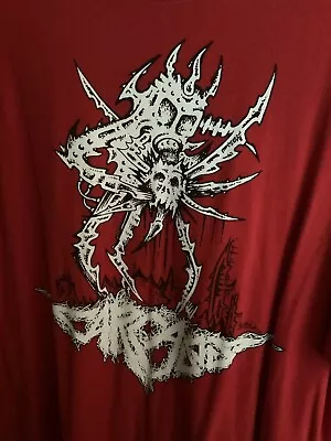 Buy Carcass Deathcrusher T-shirt Red 2XL Excellent Condition • 25£