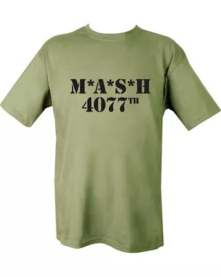 Buy MASH 4077th T-shirt - Olive Green • 10.99£