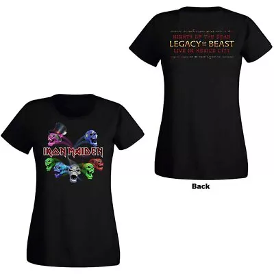 Buy Iron Maiden Women's Legacy Of The Beast Live Album T-Shirt Black • 18.27£