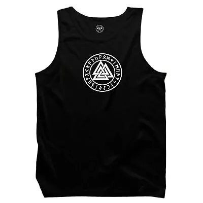 Buy Valknut Runes Vest Vikings Clothing Valhalla Nordic Warrior Thor Odin Tank Top • 11.99£