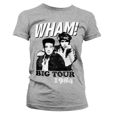 Buy Ladies Wham George Michael Tour 1984 Official Tee T-Shirt Womens • 17.13£