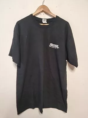 Buy Vintage Santana Shirt Mens Size Xl Extra Large Black Local Crew Staff 1990s • 26.92£