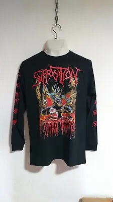 Buy Suffocation Human Waste Long Sleeve T Shirt Death Metal Incantation Immolation • 28.01£