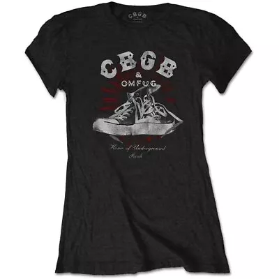 Buy Ladies Cbgb Converse Official Tee T-Shirt Womens • 14.99£