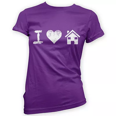 Buy I Love House Music Womens T-Shirt -x14 Colours- Dance Club DJ Rave Festival Beat • 19.94£