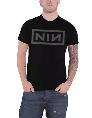 Buy Nine Inch Nails T Shirt Classic Grey NIN Band Logo New Official Mens Black • 18.95£