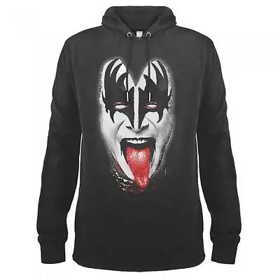 Buy Officially Licensed Kiss Demon Face Unisex Hoodie Kiss Hooded Sweatshirt • 44.95£