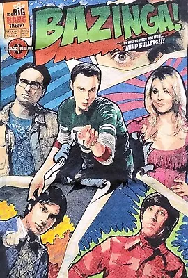 Buy Bazinga! Comic Kids Big Bang Theory T-shirt  Adult Small Pre-owned • 13.05£