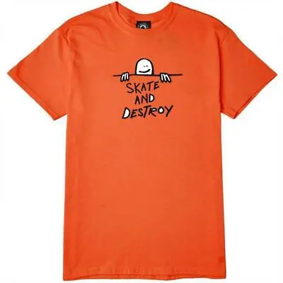 Buy Genuine Thrasher Gonz Skate And Destroy Logo T-Shirt - Orange • 20.99£