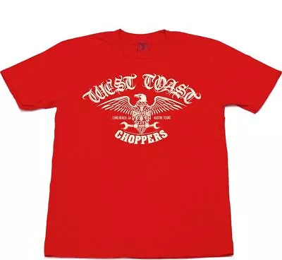 Buy West Coast Choppers Herren T-Shirt Wrench Tee Red • 20.06£