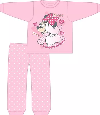 Buy Baby Minnie Mouse Pyjamas Pajamas Cute Snuggle Nighttime • 7.99£