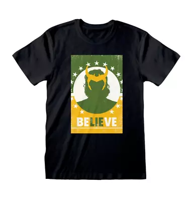 Buy Official Marvel Loki - Believe T-shirt • 14.99£