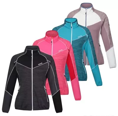 Buy Regatta Full Zip Jacket Fleece Lined Top LADIES HEPLEY Jacket Activewear Womens • 19.99£