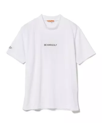 Buy BEAMS GOLF ORANGE LABEL / Record Back Print Mock Neck Shirt Japan Brand New • 135.13£