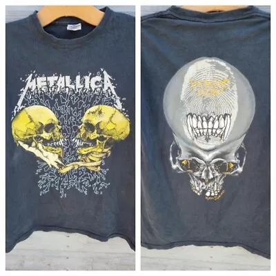 Buy Vintage Metallica T Shirt  1991 Black Album Backprint *Pls Read Desc* MEDIUM  • 49.99£