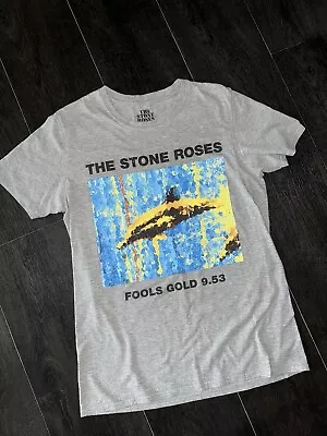 Buy Stone Roses 'Fools Gold' T-shirt Medium Grey Official Stones Roses Tee VGC • 17£