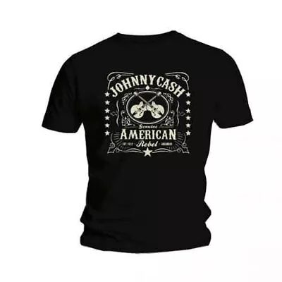 Buy Johnny Cash - American Rebel Men's T-Shirt Black Small • 16.42£