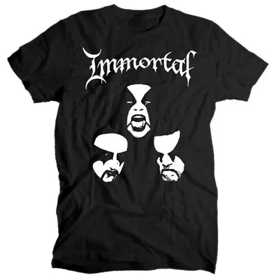 Buy Vintage Immortal Band Metal Men T-shirt Black Cotton Tee All Sizes S-5Xl • 15.85£