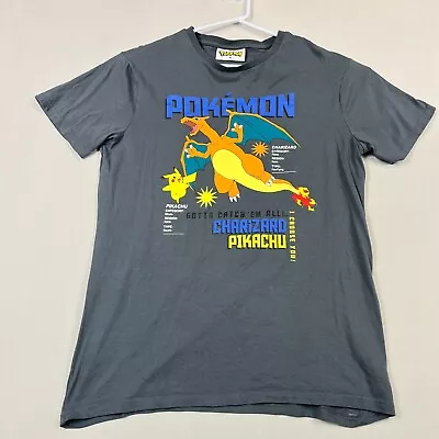 Buy Pokemon Gotta Catch 'em All Charizard Pikachu Cotton Tee T Shirt Men's Medium M • 12.21£