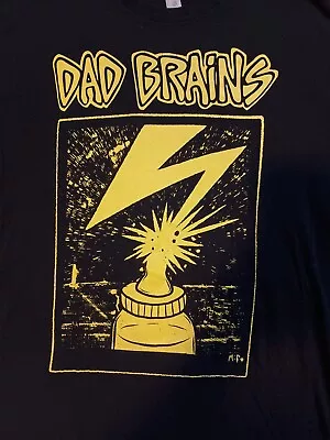 Buy Dad Brains Punk Rock T Shirt - Bad Brains Theme • 4.66£