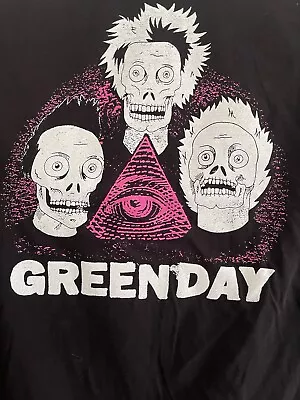 Buy Green Day New Black T-shirt Size Medium • 19.99£